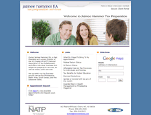 Tablet Screenshot of hammertaxes.com